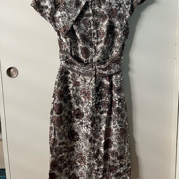 Vintage 1950’s silk dress. 25.5” waist. - Picture 2 of 4